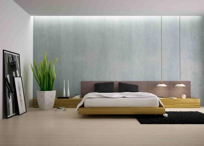 Feng Shui -värit sisustusesimerkit luonnon elementit feng shui -makuuhuone