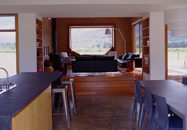 Ikkunaistuimet inspiroivat ideoita olohuoneen sohva ruokapöytä