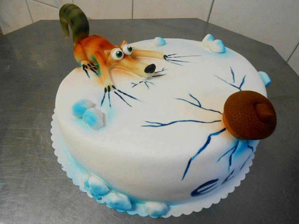 Kakut suuri kakku koristelu kakku luvut jääkausi