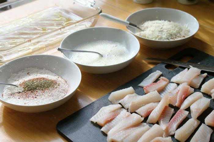 Valmista kala tuoretta lihaa kala reseptit lapset auttavat