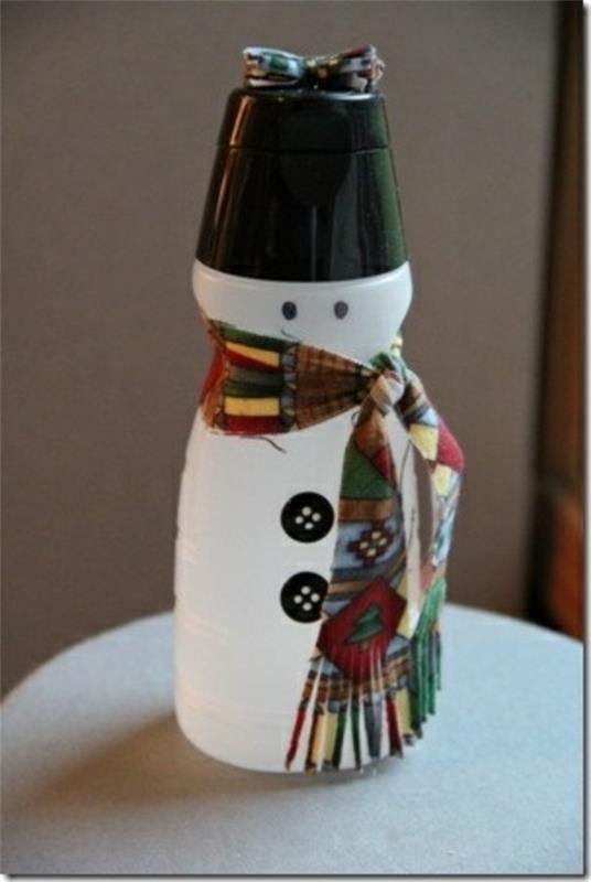 Pullon koristelu Joulu spray huivi lumiukko