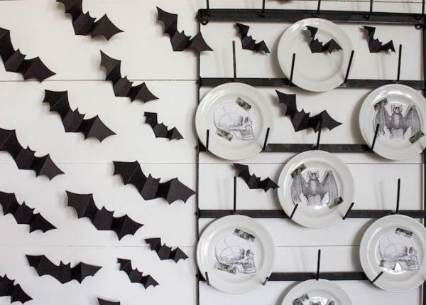 Lepakkomurha lasten kanssa Halloweenia varten - 50 lumoavaa ideaa ja ohjeita seinän sisustuskeittiöideoita