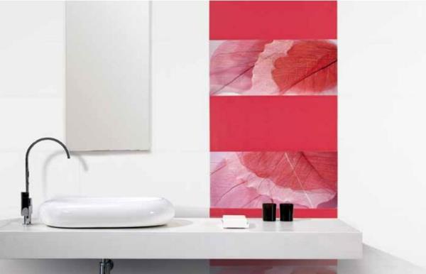 Kylpyhuone kylpyhuone laatta suunnittelu kuvat punainen valkoinen