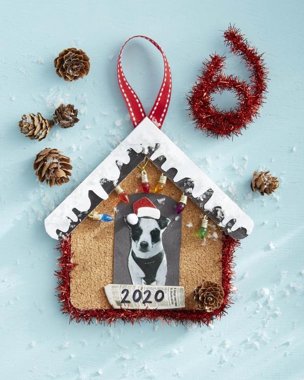 Valokuvalahjojen tekeminen jouluksi - luovia ideoita ja ohjeita lemmikkikoiran koriste -joulukuusi
