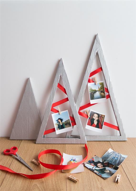 Tinker -valokuvalahjoja jouluksi - luovia ideoita ja ohjeita kuusista deko wanddeko -kuvia