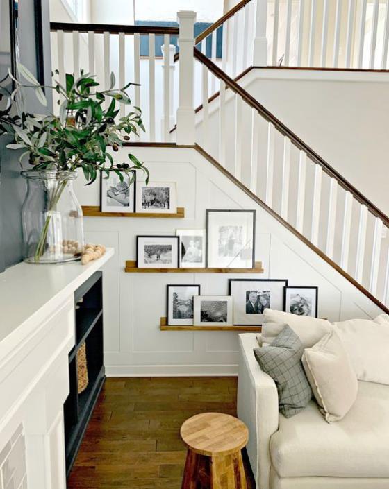 Valoseinä portaikkoon moderni olohuone moderni seinän suunnittelu portaiden alla kuvia reunat