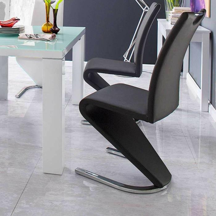 Konsolituolit Design -tuolit Fabrica, musta