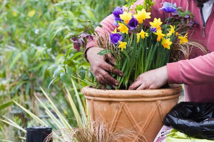 Tee kevätkoristeita luonnonmateriaaleista, puutarhasta ja kasveista