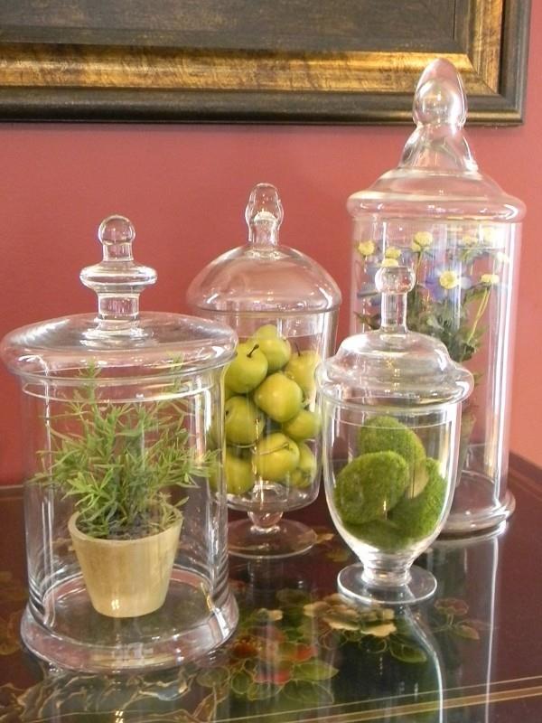 Kevätkoriste lasi - vihreä pöytä design DIY -koristelu