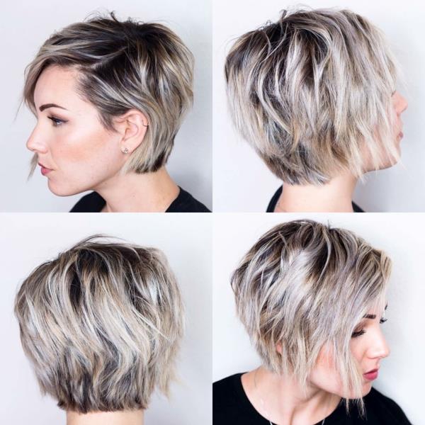 Kampaukset kapeille kasvoille Pixie Hair Trends