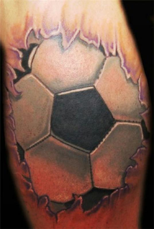 Jalkapallo tatuoinnit aiheita kuvia tähti jalka