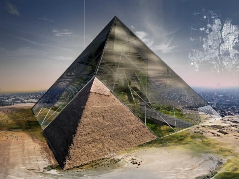 Rakenna futuristista arkkitehtuuria ja elävää Bio Pyramidia
