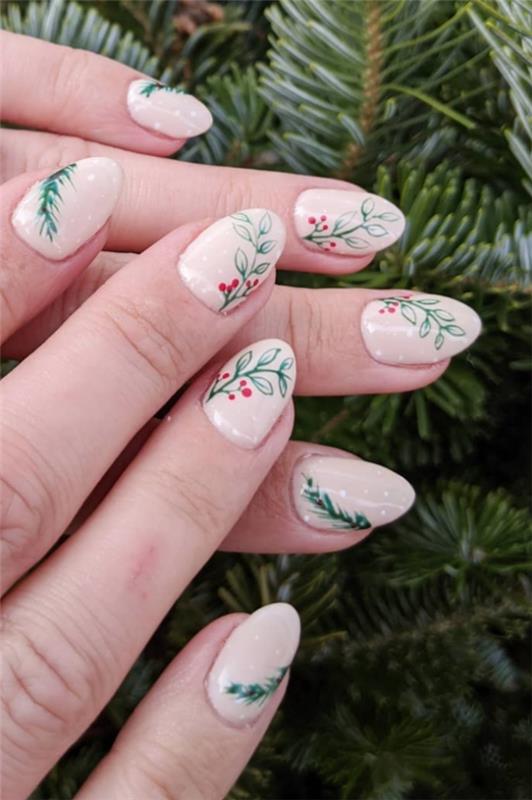 Geelikynnet jouluksi - kauniita ideoita ja tämänhetkisiä väritrendejä misteli thorn palm cream cream pink