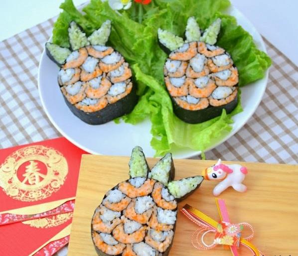 Suunniteltu sushi-tee-se-itse ananas