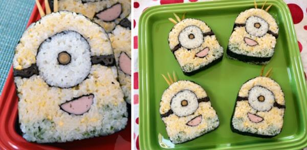 Sushi Säröillä olevia kätyreitä banaani