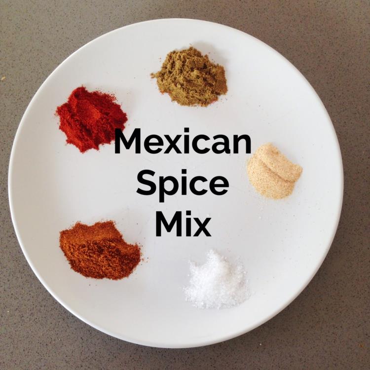 Spice Blends Health Tee meksikolaisia ​​maustesekoituksia itse