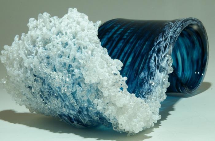 Lasitaide merenkulun koristelu meri vaahtoveistoksia Marsha Blaker Paul DeSomma