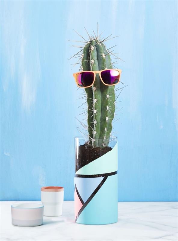 Lasimaljakoiden koristelu - ideoita ja ohjeita taiteellisesti lahjakkaille harrastajille kaktusmaljakko hauska