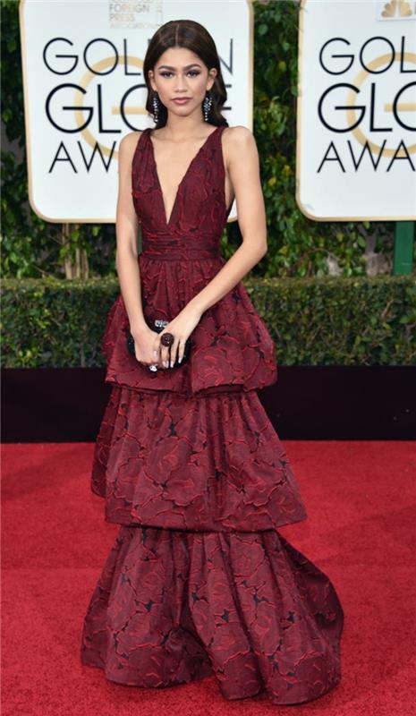 Golden Globe 2016 iltapuvut pitkä zendaya