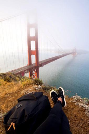 Golden Gate -sillan kuuluisa silta San Francisco