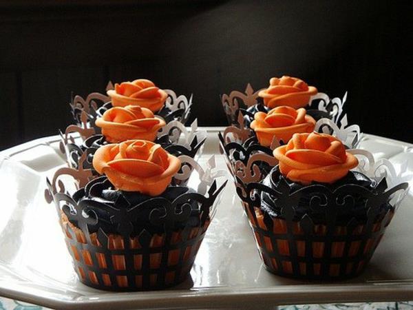 Kauhu Muffinsit Halloween Leivonnaiset Halloween Jälkiruoka Halloween Leivonta Halloween Party Reseptit