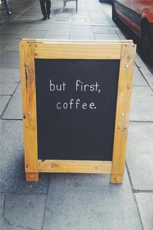 Hyvää huomenta kahvi elämäntapa