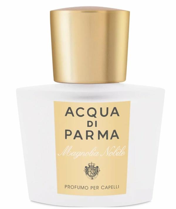 Hiusten hajuvesi käyttää hiusten trendejä ideoita kauniita hiuksia Acqua Di Parma