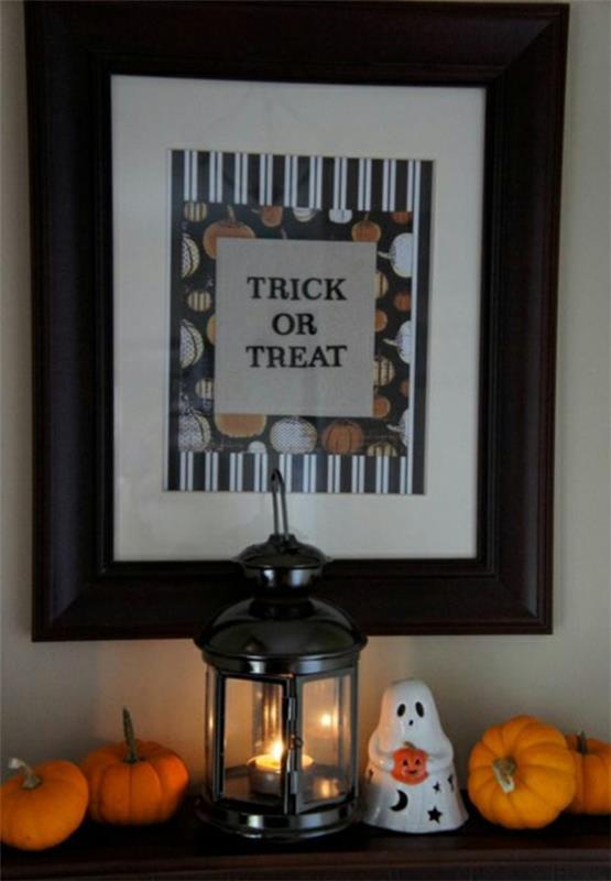 Halloween -koristeideoita kuvakehys musta