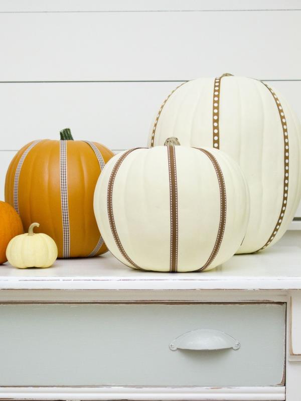 Halloween -kääritty nauhakoriste kääritty vieraslahja