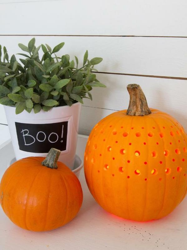 Halloween kasvit kukkaruukku koristelu faux kurpitsat