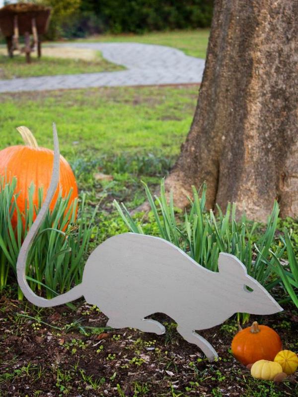 Koristehiiri Halloween -ulkotarvikkeet