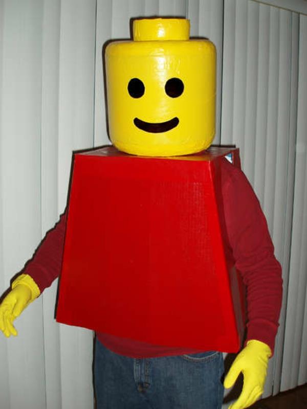 Halloween -miesten puvut legohahmot