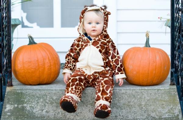 Halloween -lasten puvut kurpitsa tiikeri