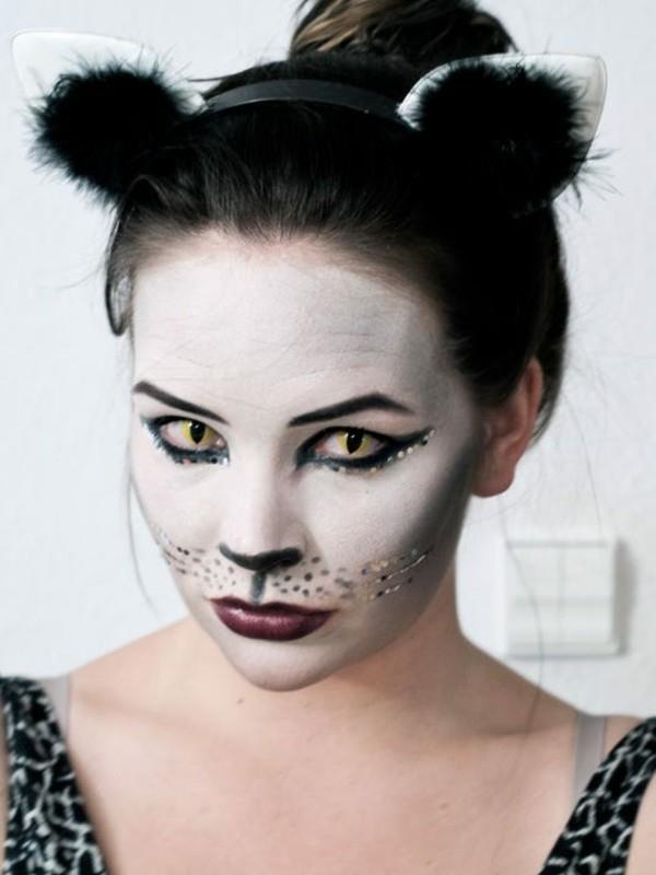 Halloween-piilolinssit päivittäiset linssit silmät terveet Halloween-meikki kissan silmät