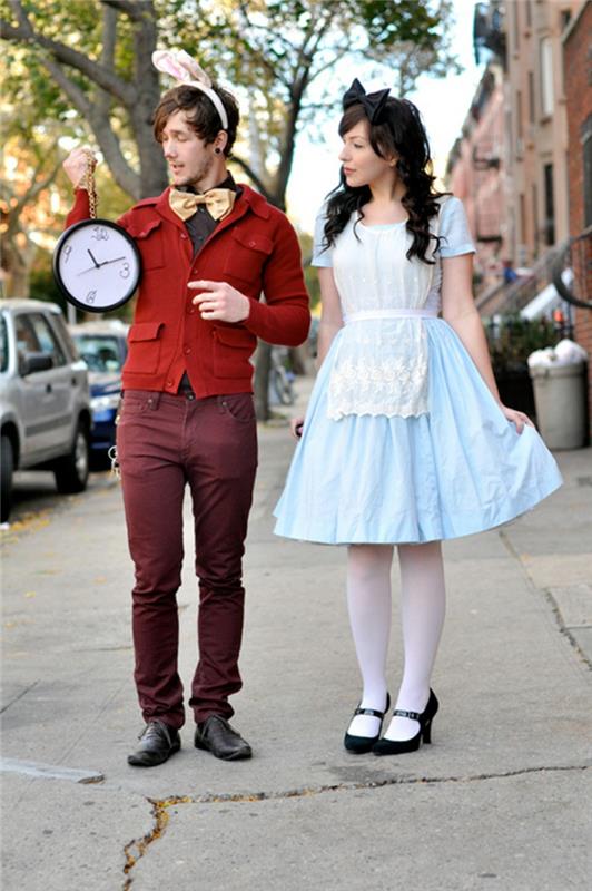 Tee Halloween -asuista Liisa ihmemaassa