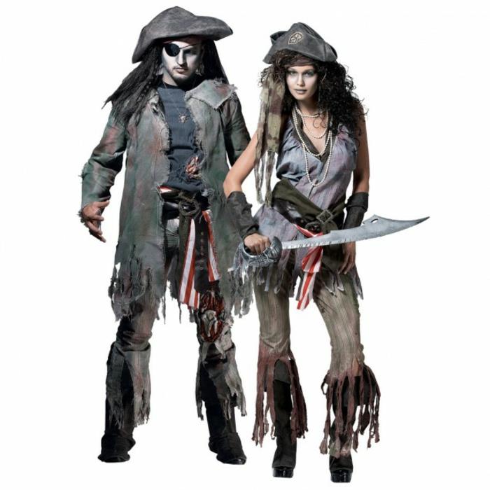 Halloween -puvut tekevät pyraatteja itse