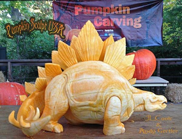 Veistosmallit Halloween Pumpkin Dinosaurus