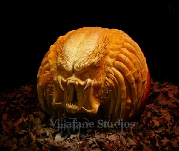 Halloween kurpitsa veistämällä taide elokuva sci -fi