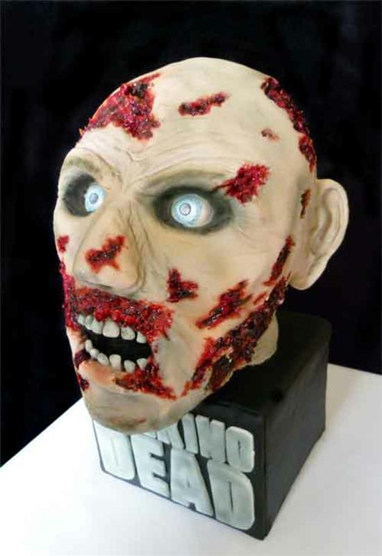 Halloween kakku koristelu naamarit zombie