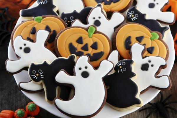 Halloween -juhla ruoka boo ghost