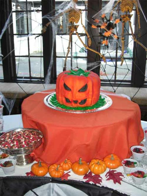 kurpitsakakut halloween -juhlat ideoita kakkuja pahaa
