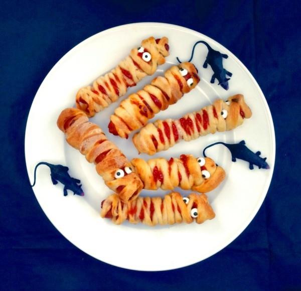 Halloween -välipalat lapset aaveet runsas sormiruoka leivonnaiset