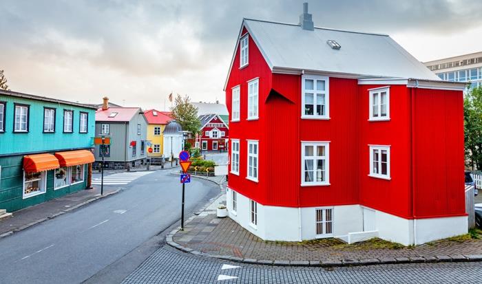 Pääkaupunki Islanti Reykjavík maamerkkejä arkkitehtuurista