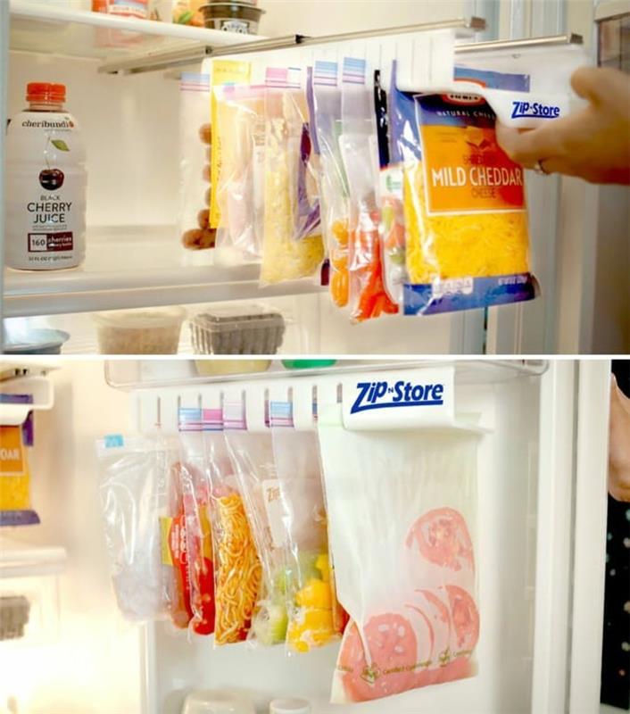 kotivinkit jääkaappi luo lisää säilytystilaa