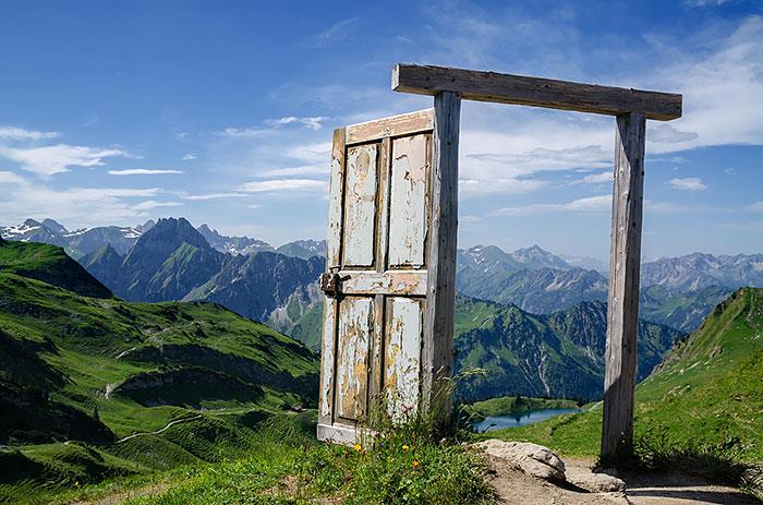 Etuovet puu hauskoja DIY -ideoita