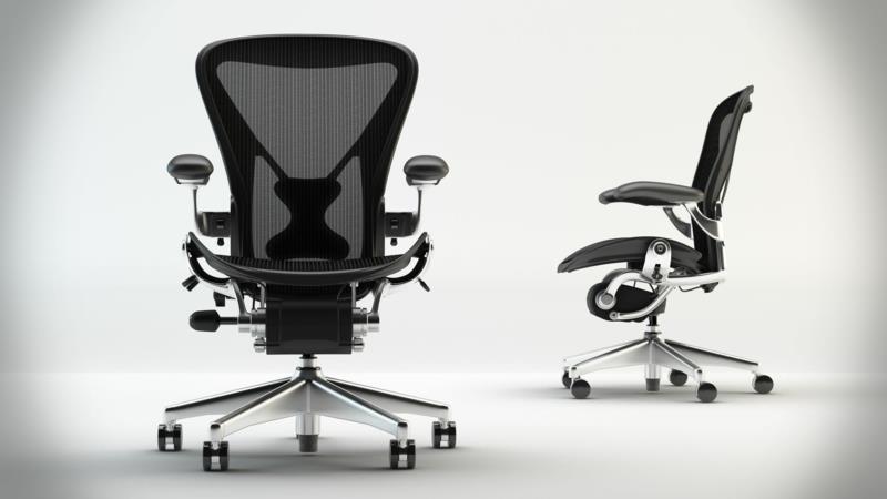 Herman Miller Aeron työtuoli musta