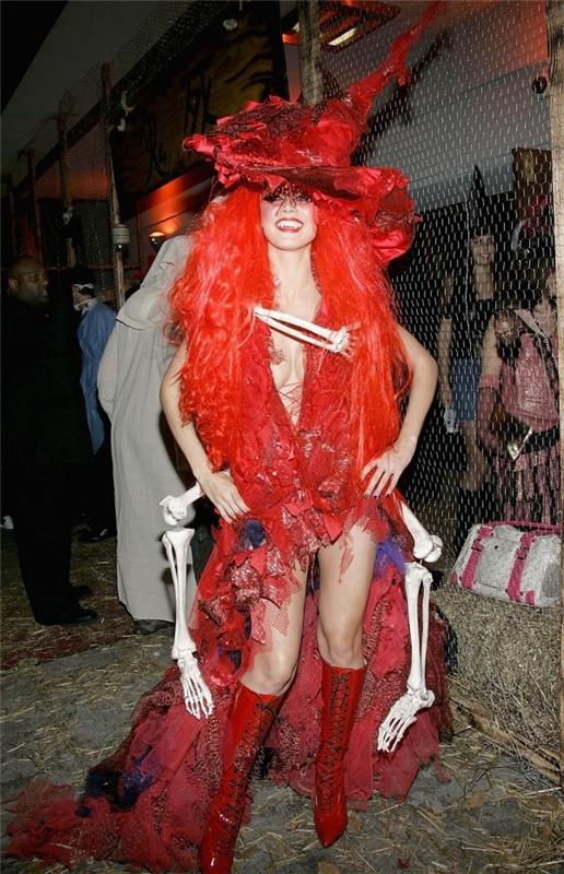 Noita Heidi Klum Halloween -asu