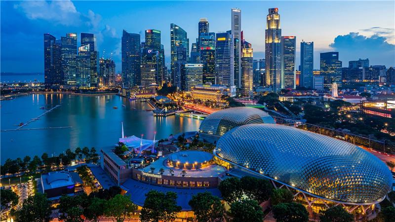 High-Tech Cities of the World Singapore DBS Bankin pääkonttori
