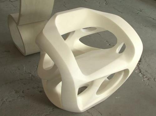 Korkean teknologian huonekalumallit idea alkuperäiset tuolit valkoinen