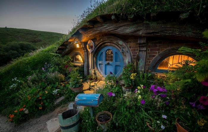 Hobbiton Uusi -Seelanti värikäs